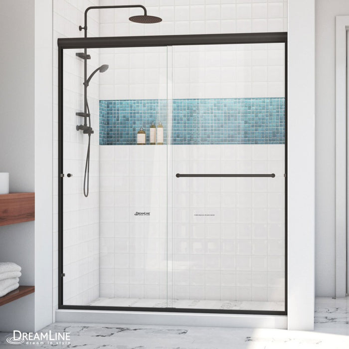 DreamLine Alliance Pro LT Semi-Frameless Bypass Sliding Shower Door w/ Clear Glass