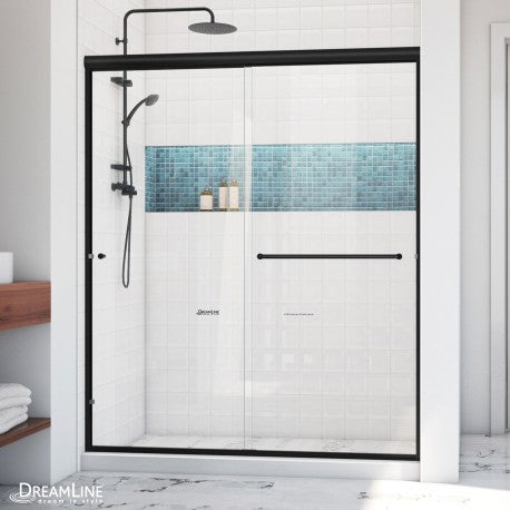 DreamLine Alliance Pro LT Semi-Frameless Bypass Sliding Shower Door w/ Clear Glass