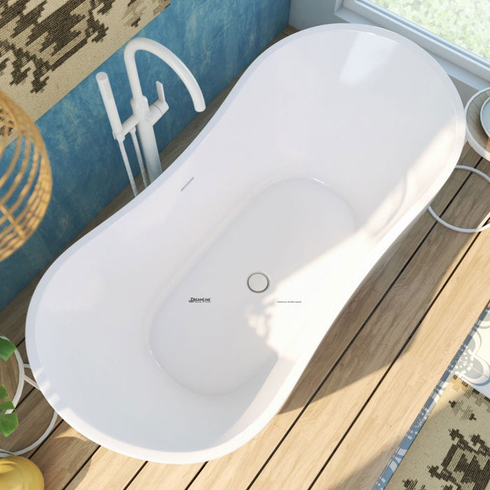 DreamLine Nile Acrylic Freestanding Bathtub