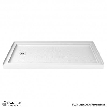 DreamLine SlimLine 30 in. D x 60 in. W x 2 3/4 in. H Single Threshold Shower Base