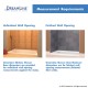 DreamLine SlimLine 30 in. D x 60 in. W x 2 3/4 in. H Single Threshold Shower Base
