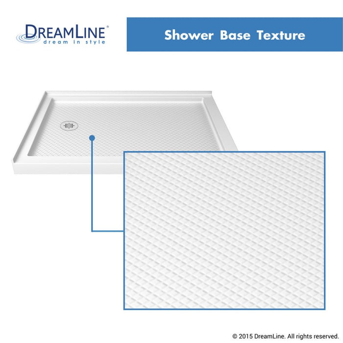 DreamLine Cornerview Framed Sliding Shower Enclosure with Shower Base