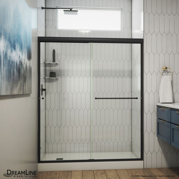 DreamLine Alliance Pro Semi-Frameless Bypass Sliding Shower Door w/ Clear Glass