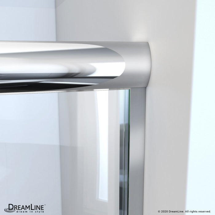 DreamLine Alliance Pro Semi-Frameless Bypass Sliding Shower Door w/ Clear Glass