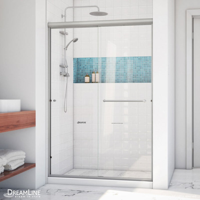 DreamLine Alliance Pro LT Semi-Frameless Bypass Sliding Shower Door w/ Clear Glass