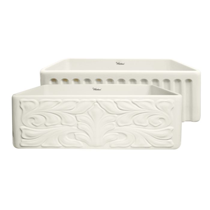 Whitehaus WHFLGO3018 Gothichaus Series Fireclay Sink