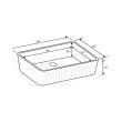Whitehaus WHFLGO3018 Gothichaus Series Fireclay Sink