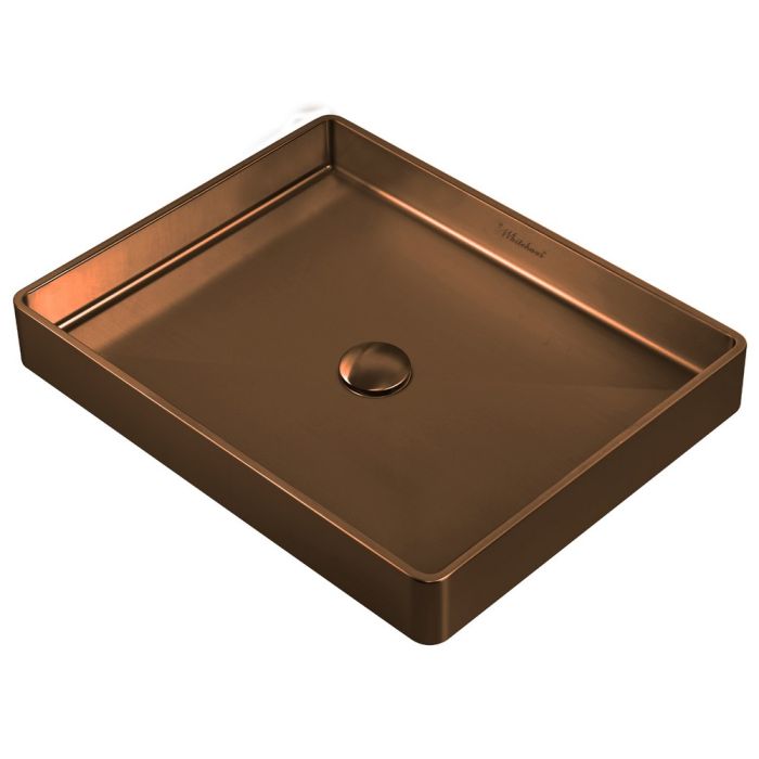 Whitehaus WHNPL1578 Noah Plus Rectangular Sink Set With Center Drain