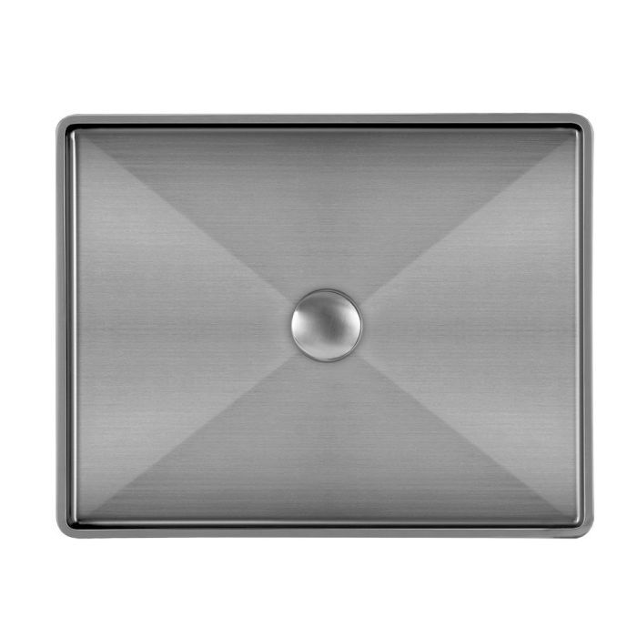 Whitehaus WHNPL1578 Noah Plus Rectangular Sink Set With Center Drain