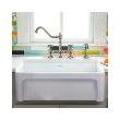 Whitehaus WHQ5530 Fireclay 30" Reversible Sink w Beveled or Lip Front Apron
