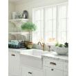 Whitehaus WHQ5530 Fireclay 30" Reversible Sink w Beveled or Lip Front Apron