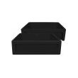 Whitehaus WHQ5550 Shakerhaus 33" Reversible Farmhouse Kitchen Fireclay Sink