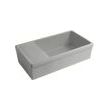 Whitehaus WHQD540-M Farmhouse Quatro Alcove Large Fireclay Kitchen Sink