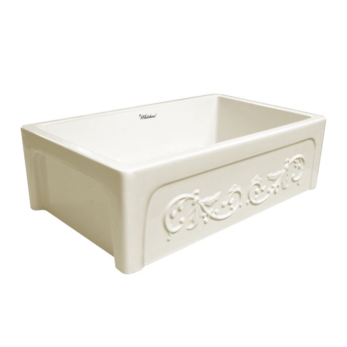 Whitehaus WHSIV3333 Glencove St. Ives 33" Front Apron Fireclay Sink