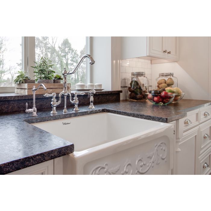 Whitehaus WHSIV3333 Glencove St. Ives 33" Front Apron Fireclay Sink